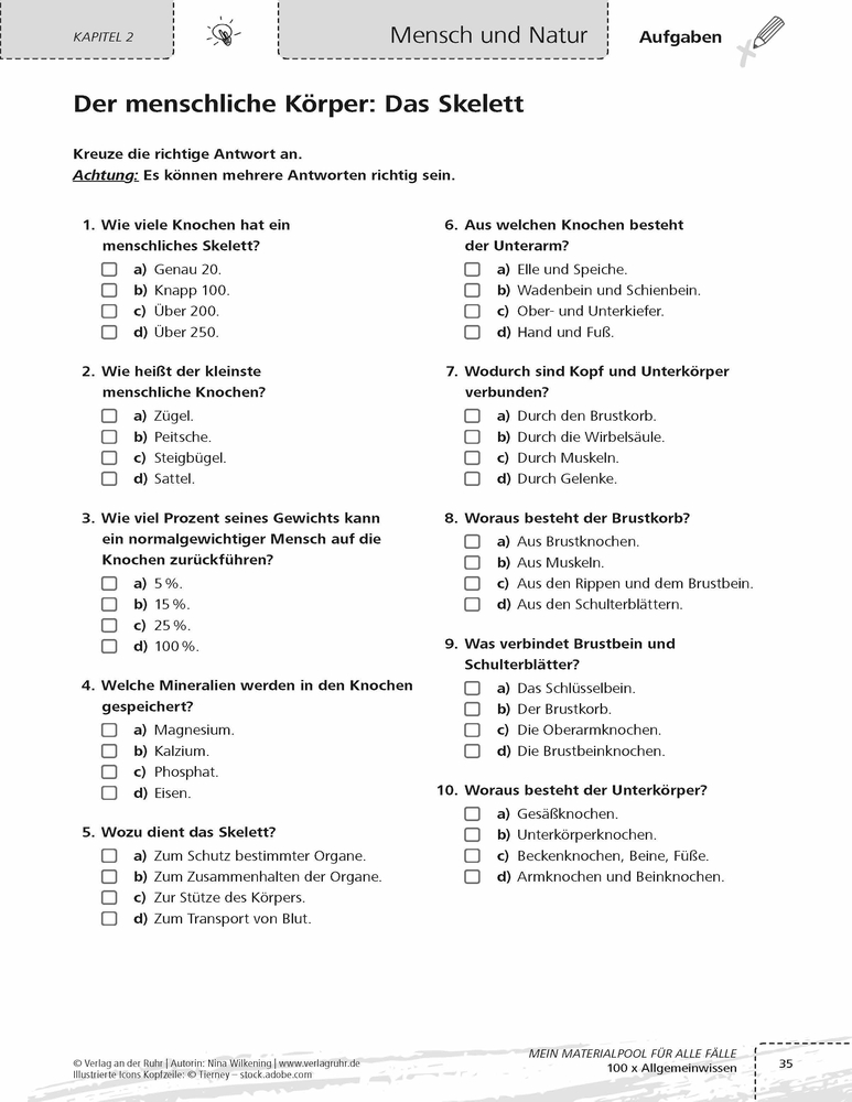 100 x Allgemeinwissen