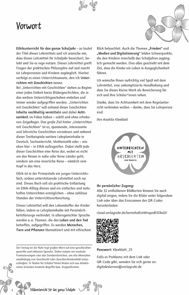 Ethikunterricht für das ganze Schuljahr – Klasse 3/4