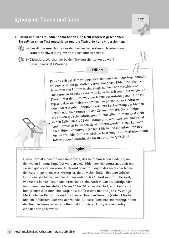Ausdrucksfähigkeit verbessern - präzise schreiben