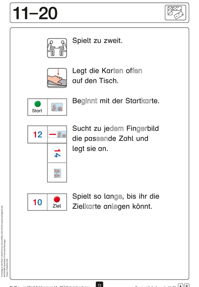 Mathe - na klar! Zahlenraum 11-20