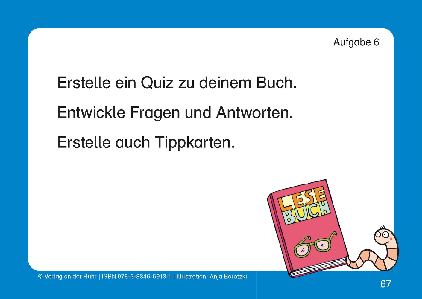 Mit der Lese-Raupe zum Bücherwurm – Klasse 1-4
