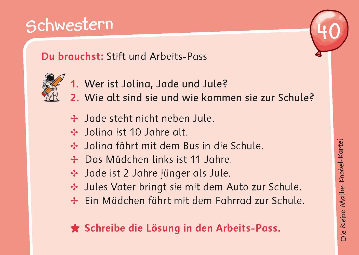 Die kleine Mathe-Knobel-Kartei – Klasse 3/4