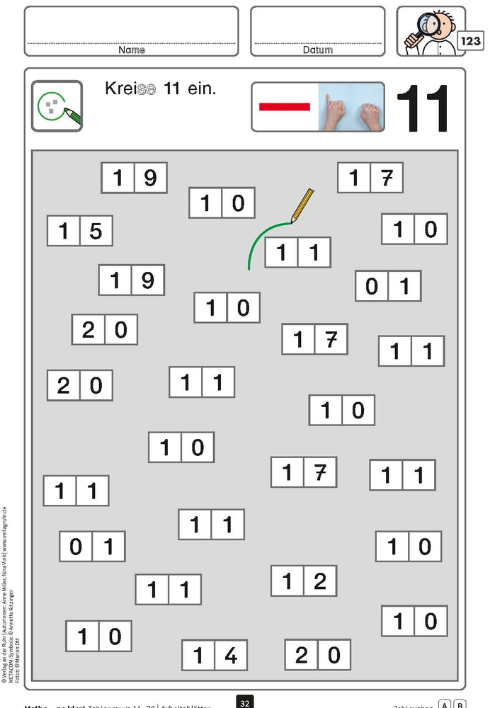 Mathe - na klar! Zahlenraum 11-20