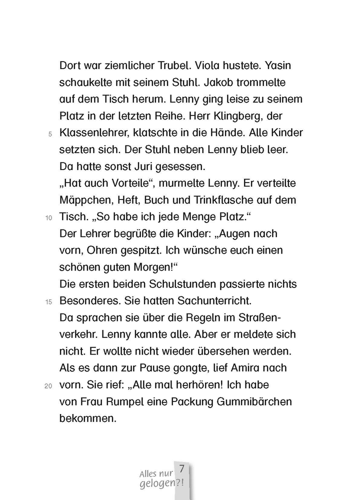 Alles nur gelogen?! – Lesestufe 2