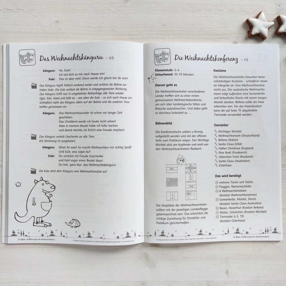 20 Mini-Aufführungen für Weihnachtsfeiern in der Grundschule