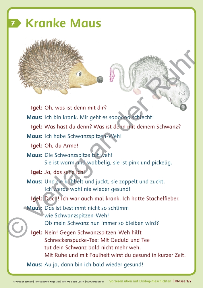 Vorlesen üben mit Dialog-Geschichten – Klasse 1/2 Vorlesen üben mit Dialog-Geschichten – Klasse 1/2
