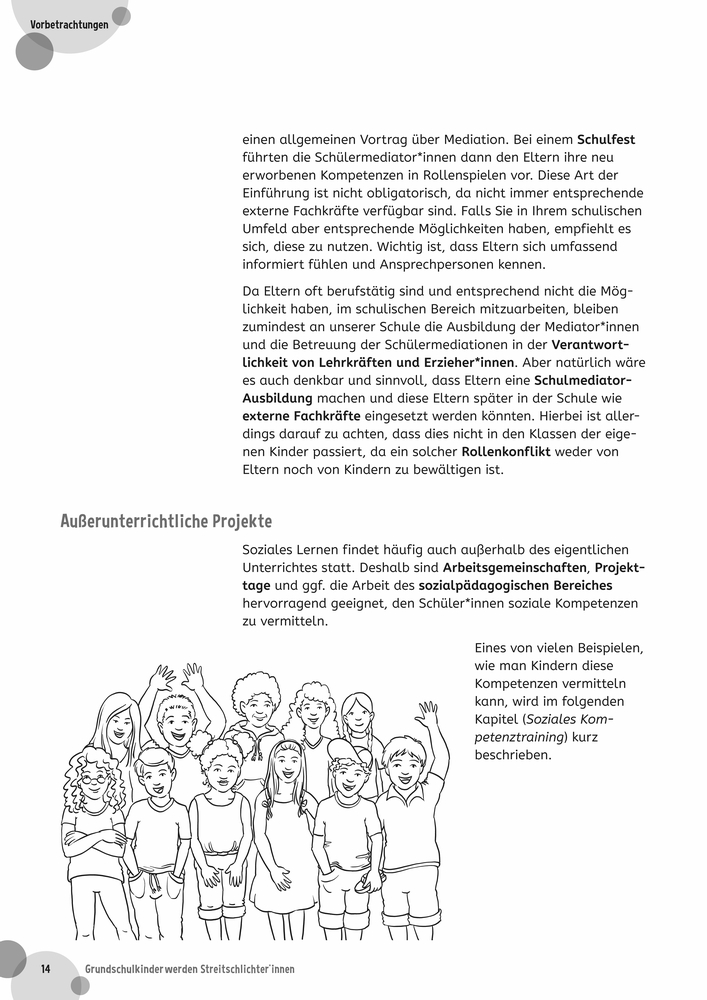 Grundschulkinder werden Streitschlichter*innen