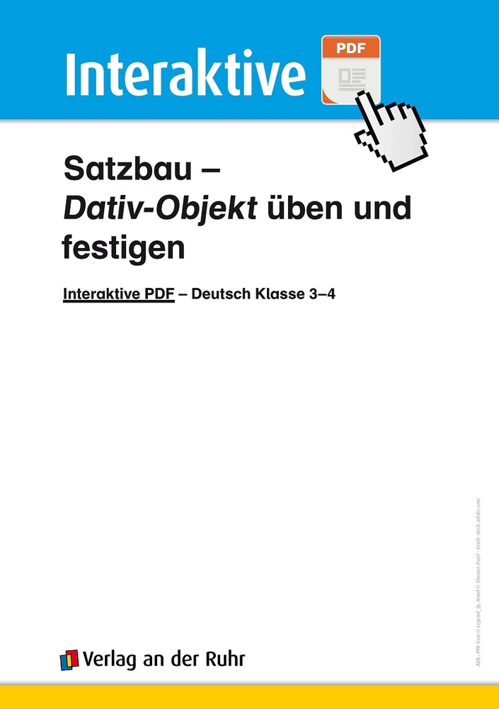 Dativ-Objekt üben, Kl. 3-4