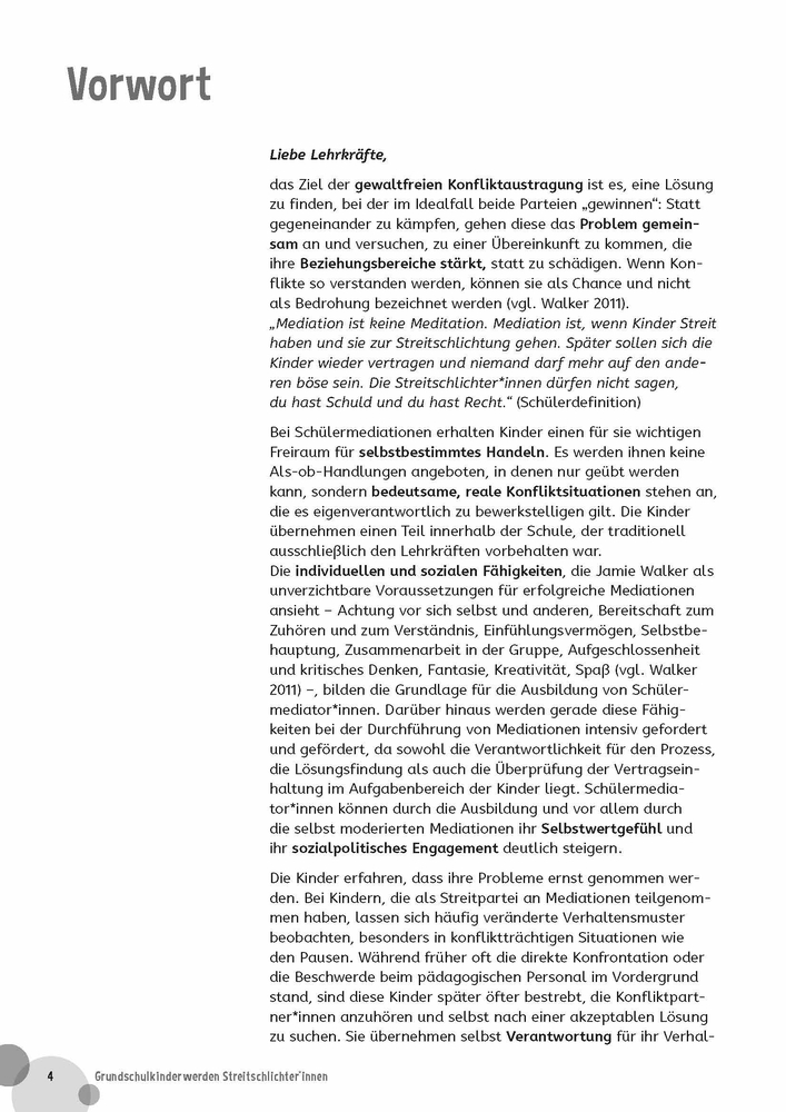 Grundschulkinder werden Streitschlichter*innen