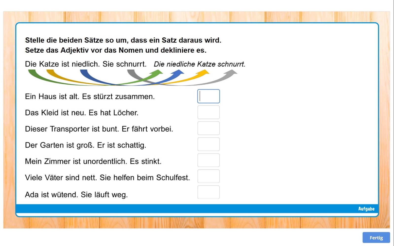 Adjektive – Interaktive Übungen zum Wiederholen und Festigen – Kl. 5-7