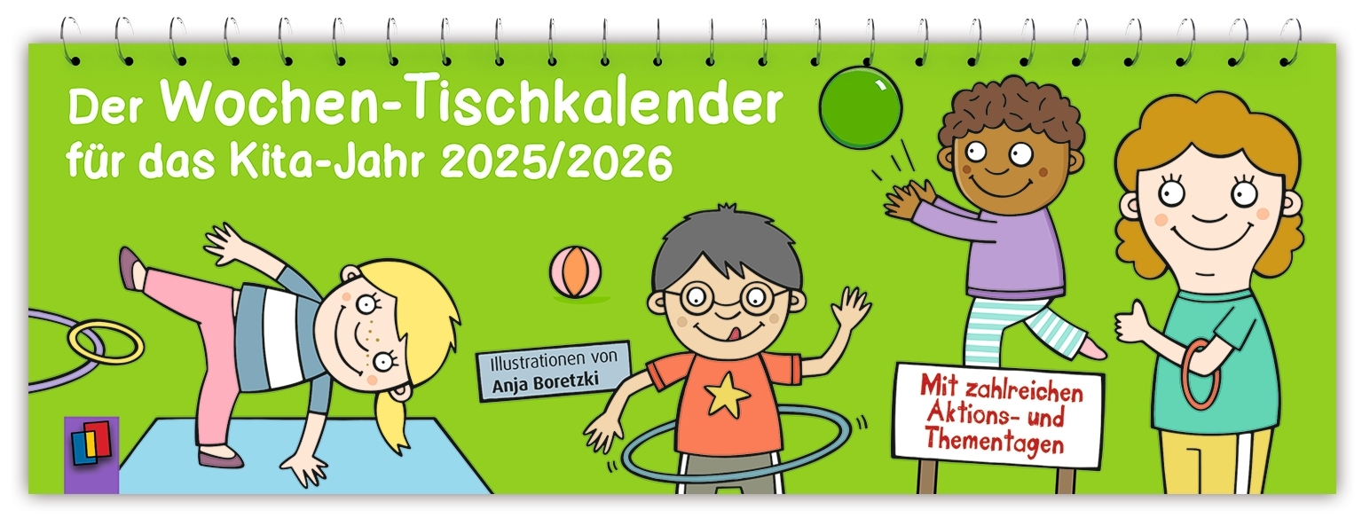 Der Wochen-Tischkalender für das Kita-Jahr 2025/2026 Der Wochen-Tischkalender für das Kita-Jahr 2025/2026