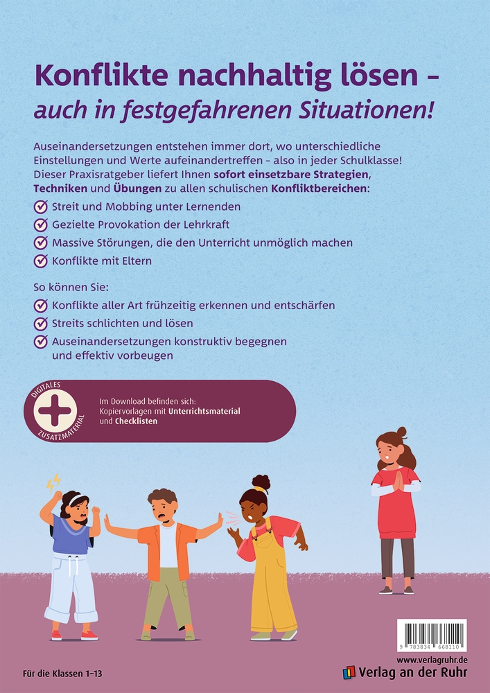 Konflikte im Klassenzimmer rechtzeitig erkennen, deeskalieren, lösen