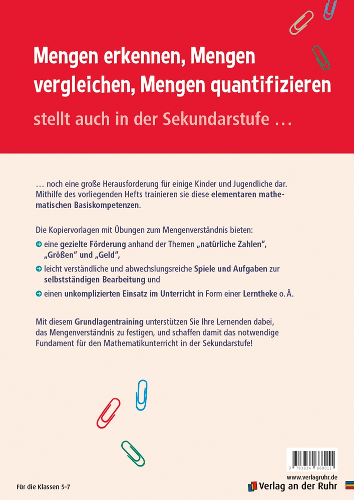 Mengenverständnis fördern in der Sekundarstufe I