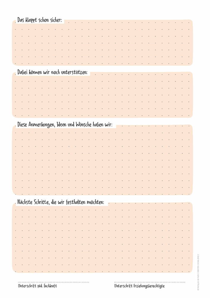 Elterngespräche in der Kita – einfach protokolliert Elterngespräche in der Kita – einfach protokolliert