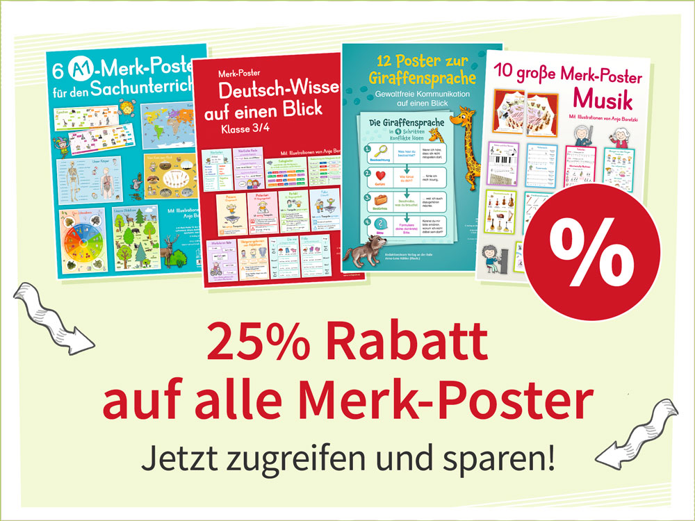 25% Rabatt auf alle Merk-Poster!