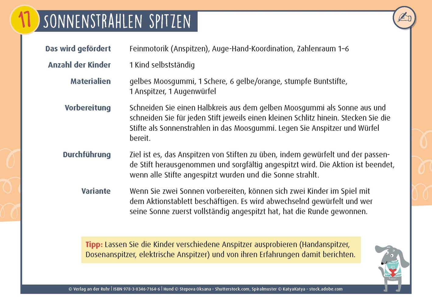 Alltagskompetenzen - Aktionstabletts für Vorschulkinder