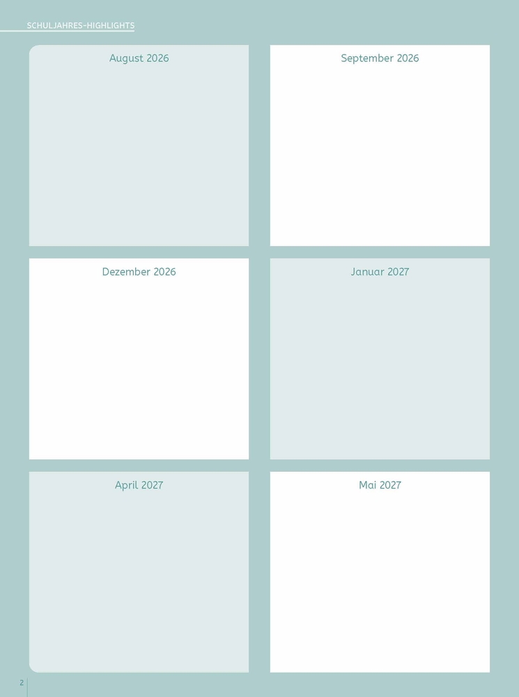 Mein Lehrerplaner A5+ – Ringbindung – Lehrerkalender für das Schuljahr 2026/2027 – Blättermeer