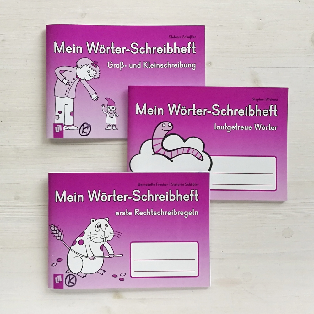 Mein Wörter-Schreibheft – lautgetreue Wörter Mein Wörter-Schreibheft – lautgetreue Wörter