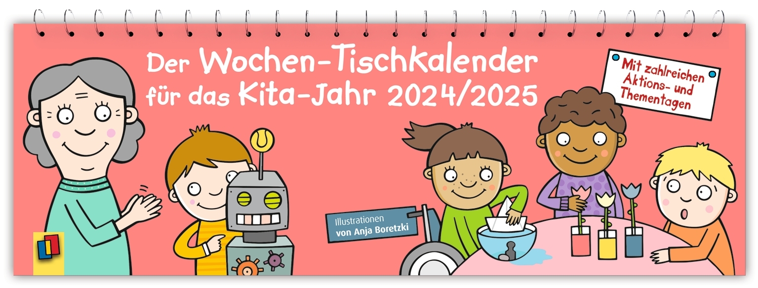 Der Wochen-Tischkalender für das Kita-Jahr 2024/2025