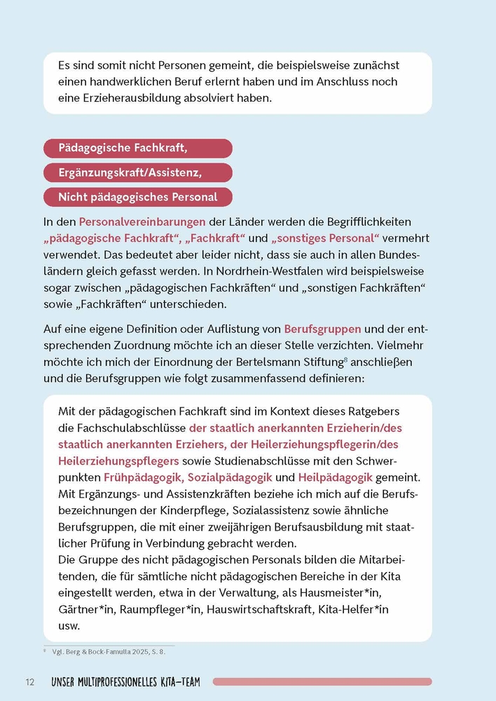 Unser multiprofessionelles Kita-Team