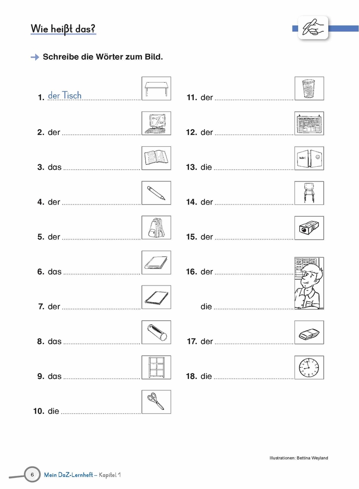 Mein DaZ-Lernheft – Mit Wimmelbildern Wortschatz und Grammatik üben