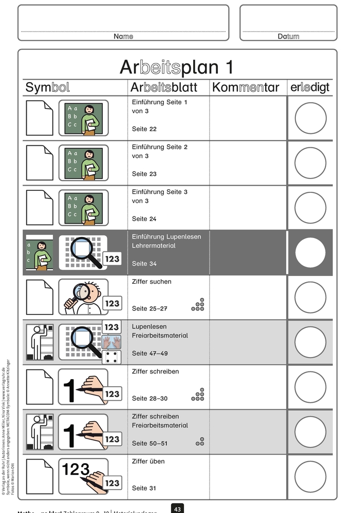 Mathe - na klar! Zahlenraum 0-10