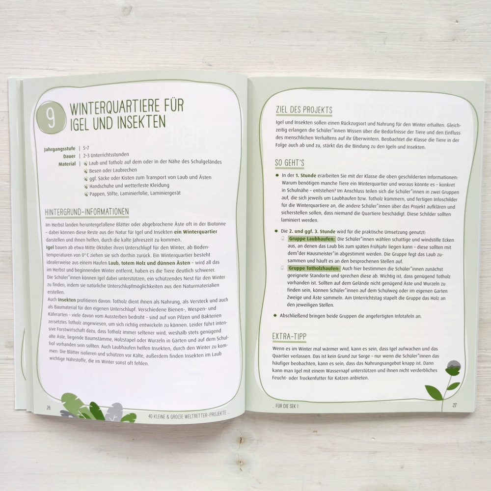 40 kleine und große Weltretter-Projekte für die Sek I 40 kleine und große Weltretter-Projekte für die Sek I