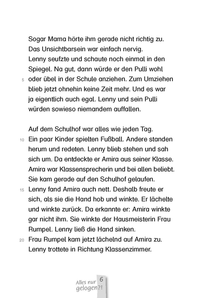 Alles nur gelogen?! – Lesestufe 2