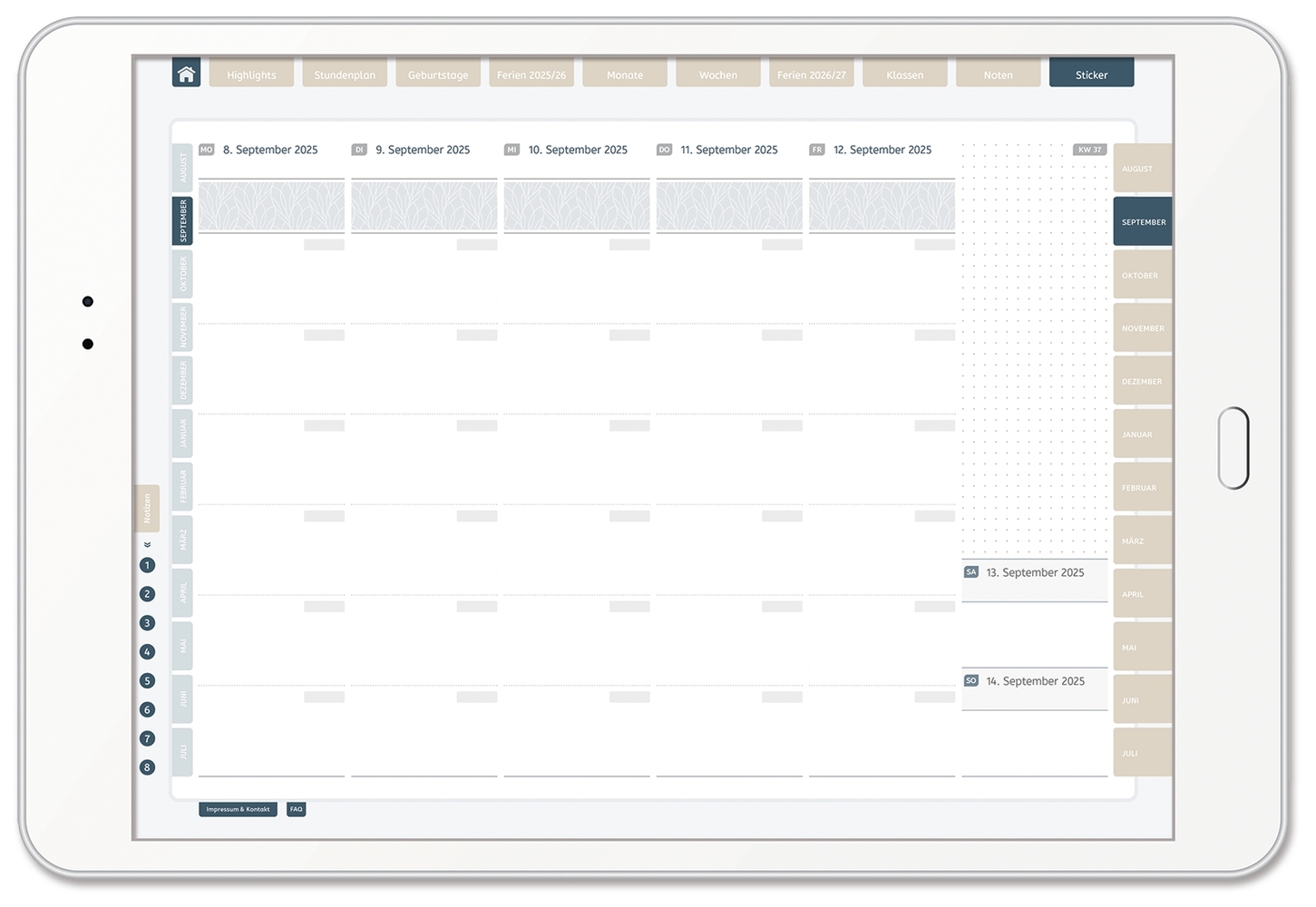Mein digitaler Lehrerplaner (6 Unterrichtsstunden) – Nordwind – Lehrerkalender für das Schuljahr 2025/2026 - PDF-Basis-Lizenz Mein digitaler Lehrerplaner (6 Unterrichtsstunden) – Nordwind – Lehrerkalender für das Schuljahr 2025/2026 - PDF-Basis-Lizenz