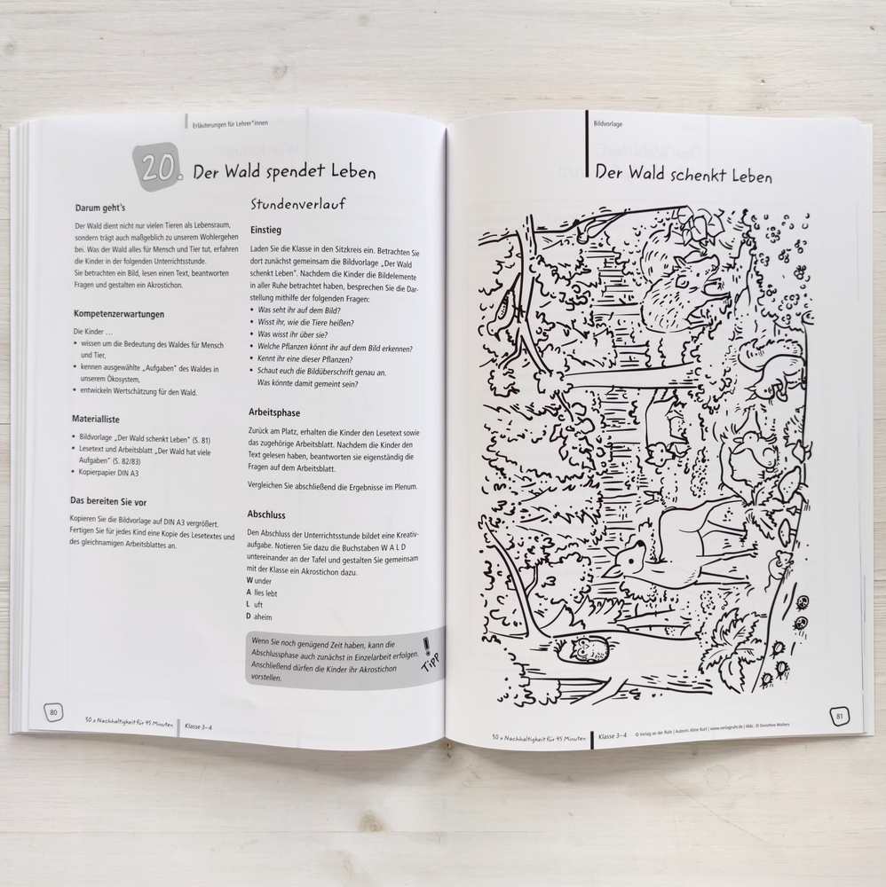 30 x Nachhaltigkeit für 45 Minuten – Klasse 3/4 30 x Nachhaltigkeit für 45 Minuten – Klasse 3/4