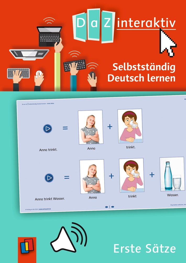 Selbstständig Deutsch lernen – Erste Sätze – Pro-Lizenz