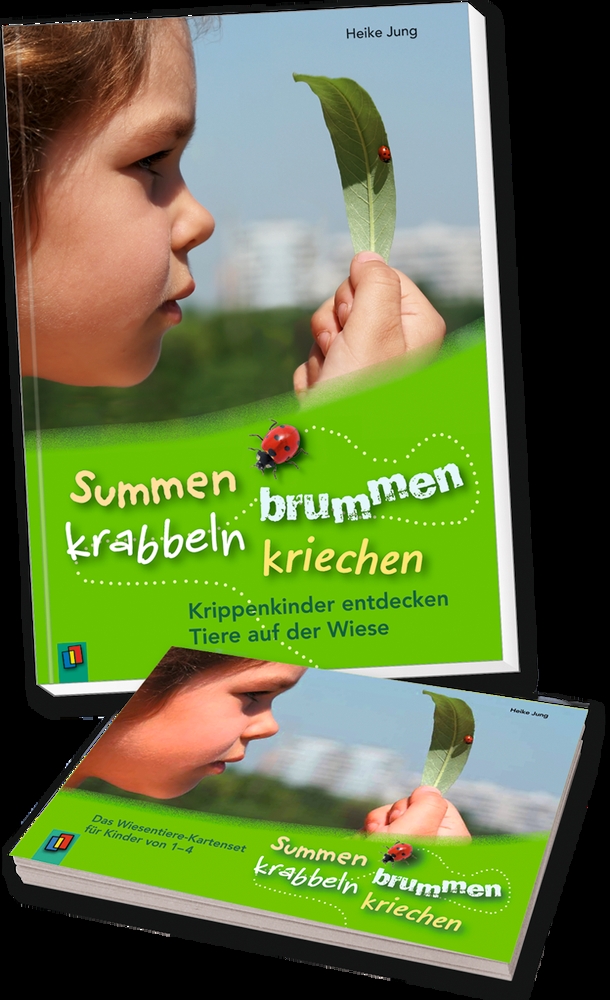 Paket: "Summen, brummen, krabbeln, kriechen" Krippenkinder entdecken Tiere auf der Wiese