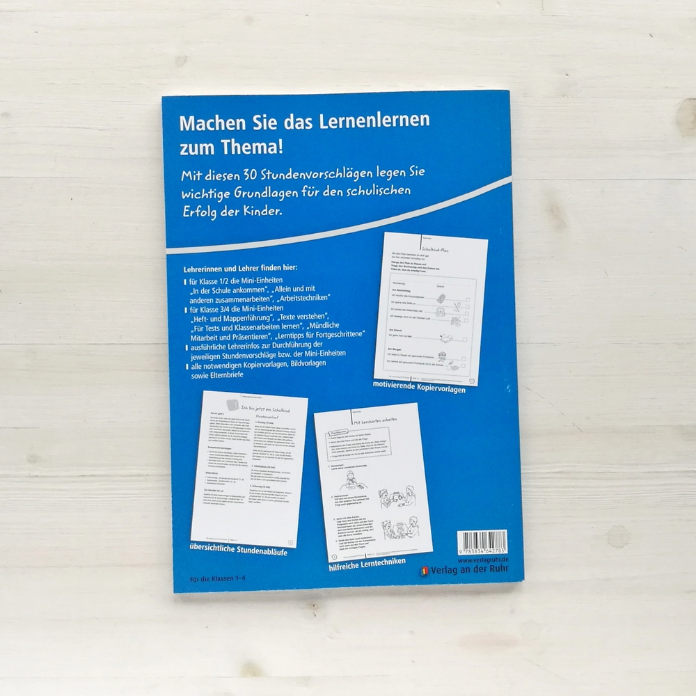 30 x Lernen lernen für 45 Minuten – Klasse 1-4