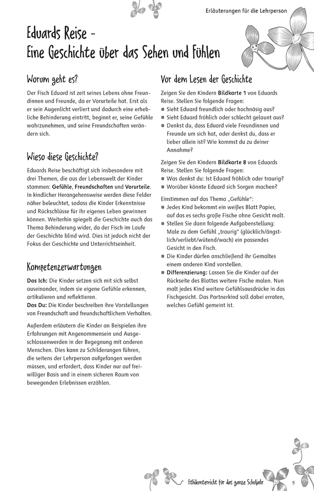 Ethikunterricht für das ganze Schuljahr – Klasse 1/2 Ethikunterricht für das ganze Schuljahr – Klasse 1/2