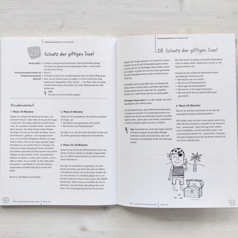 30 x sinnvolle Vertretungsstunden für 45 Minuten – Klasse 3/4 30 x sinnvolle Vertretungsstunden für 45 Minuten – Klasse 3/4