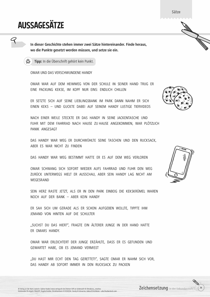 Zeichensetzung in der Sekundarstufe I