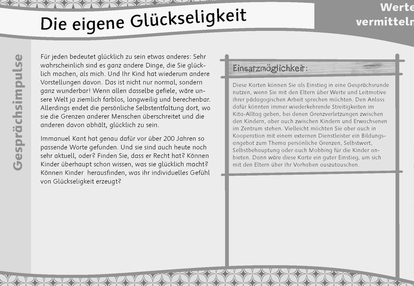 Frischer Wind für den Elternabend