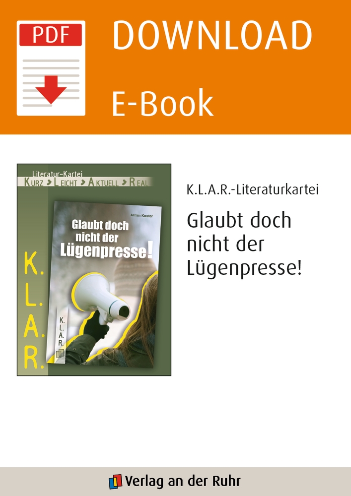 Literaturkartei Glaubt doch nicht der Lügenpresse!