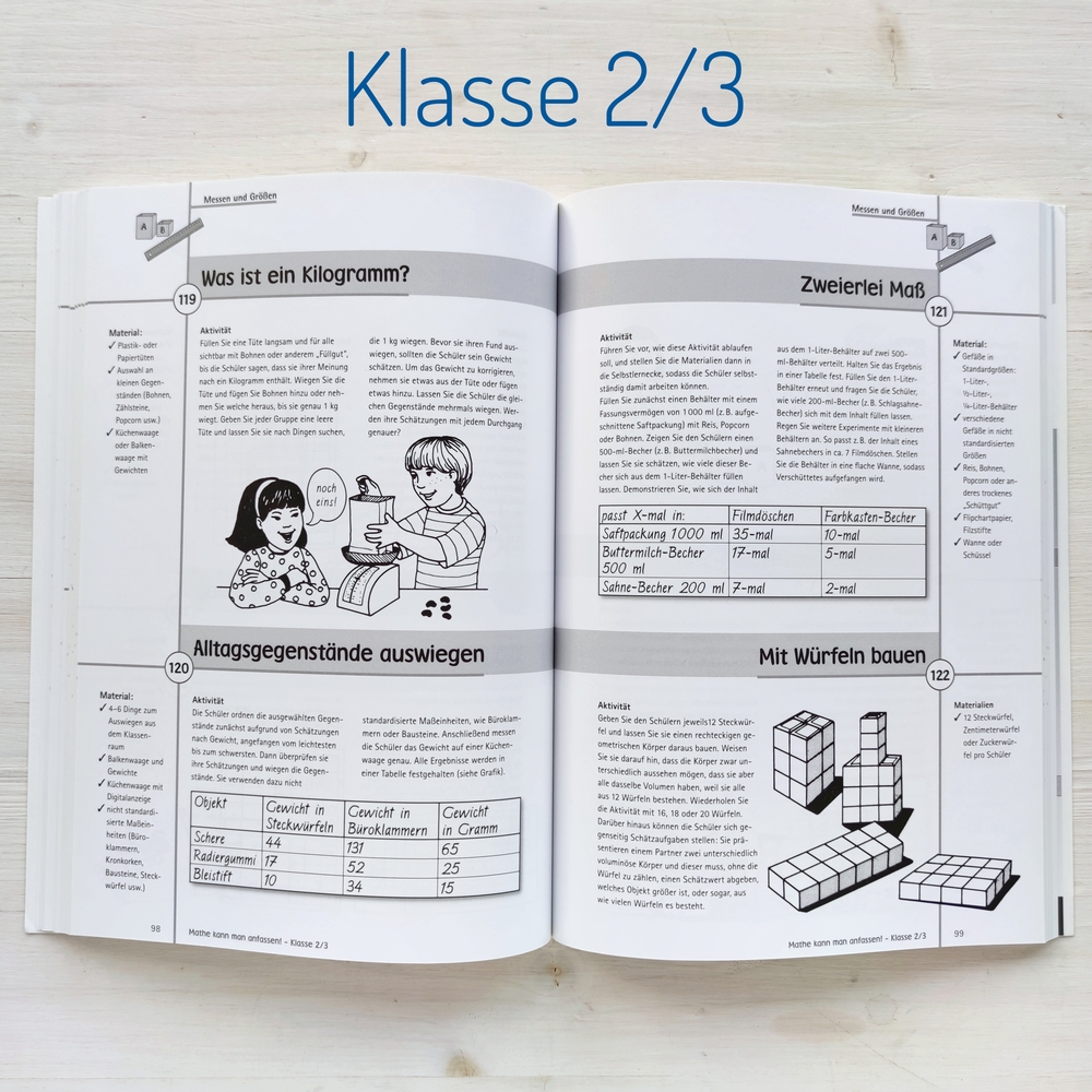 Mathe kann man anfassen! – Klasse 2/3