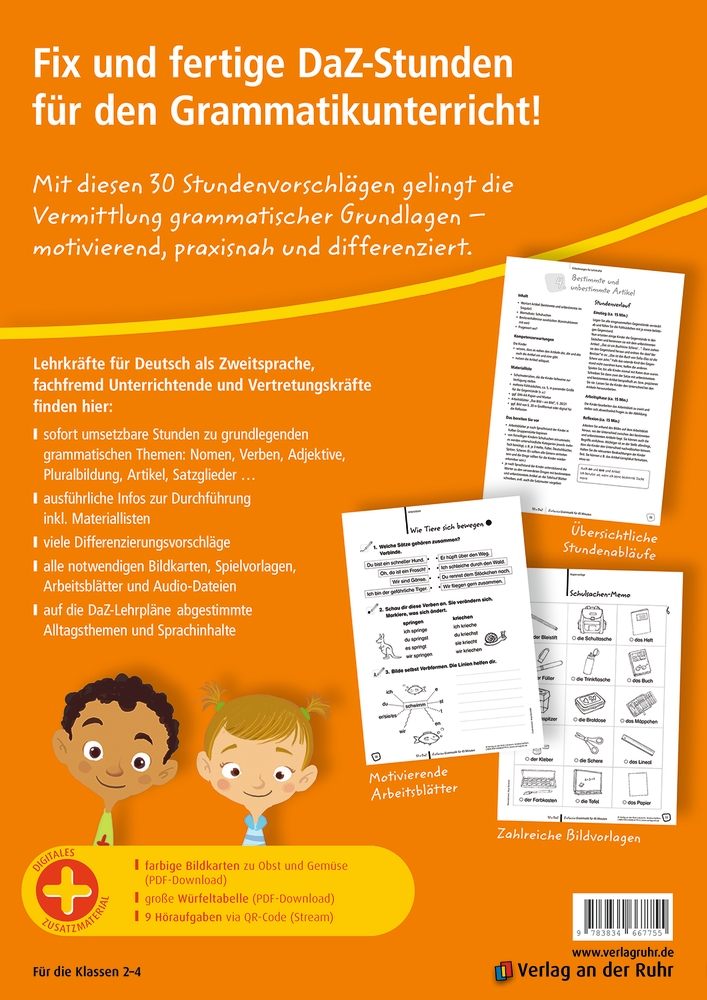 30 x DaZ: Einfache Grammatik für 45 Minuten