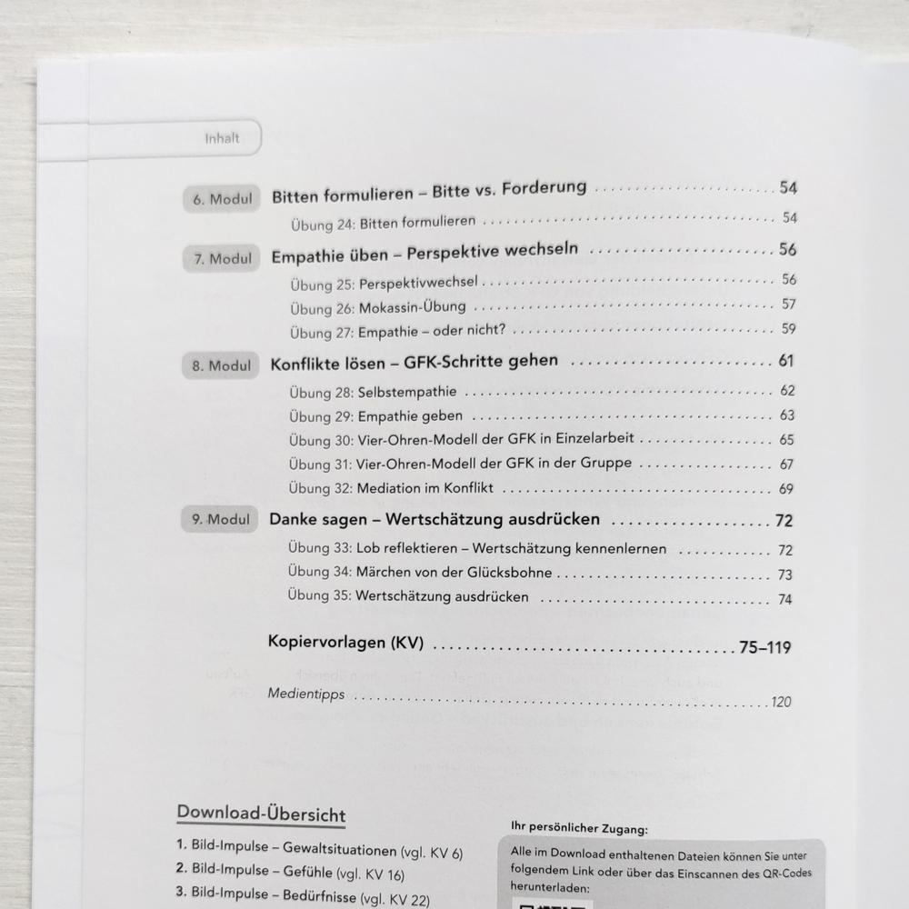 Gewaltfreie Kommunikation in der Sekundarstufe Gewaltfreie Kommunikation in der Sekundarstufe