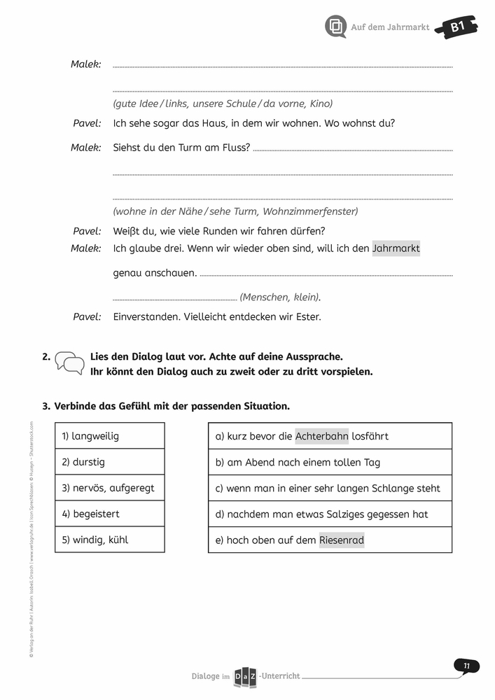 Dialoge im DaZ-Unterricht