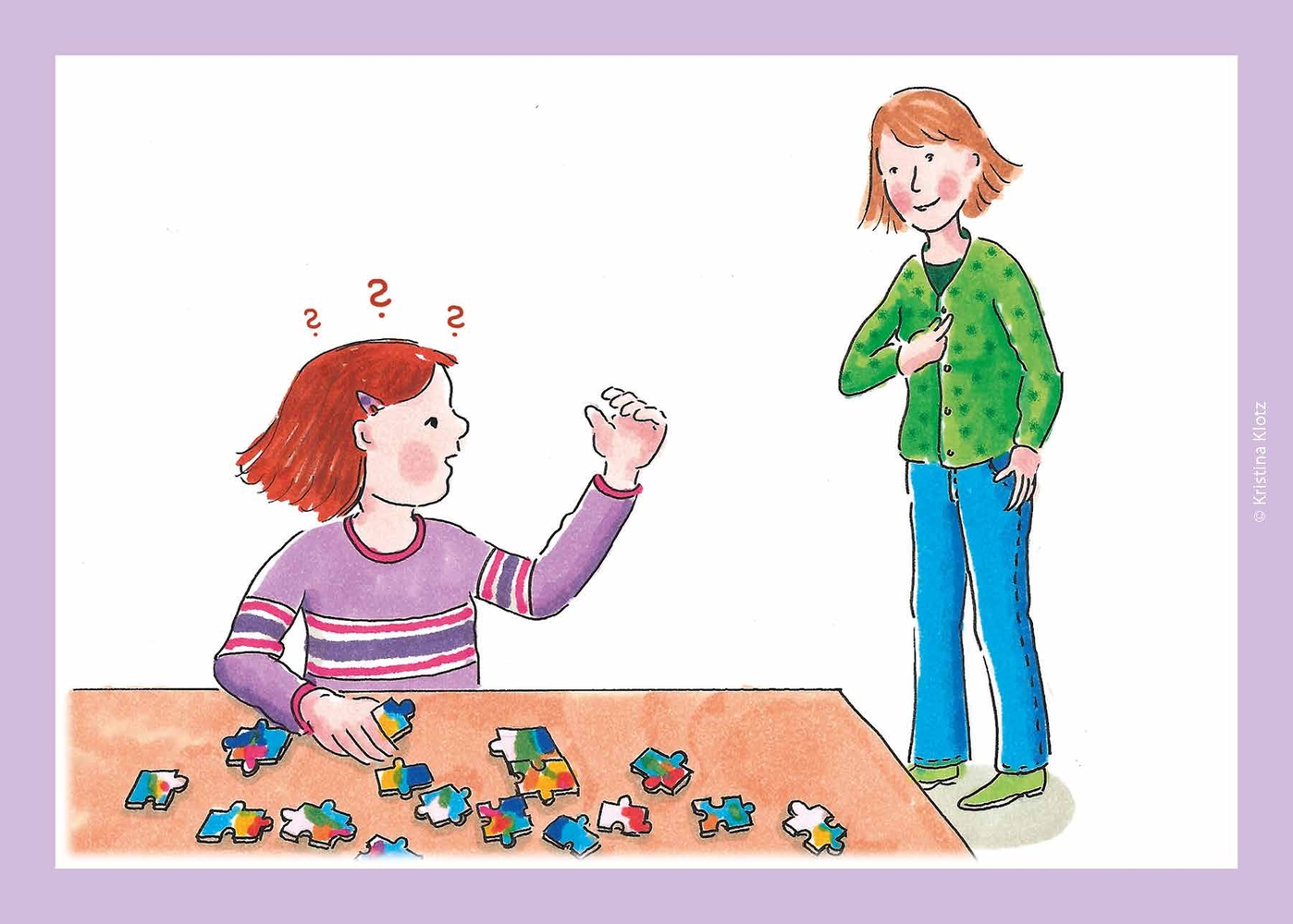 Erste-Hilfe-Sätze: Kita-Kinder lernen Deutsch mit Bildkarten