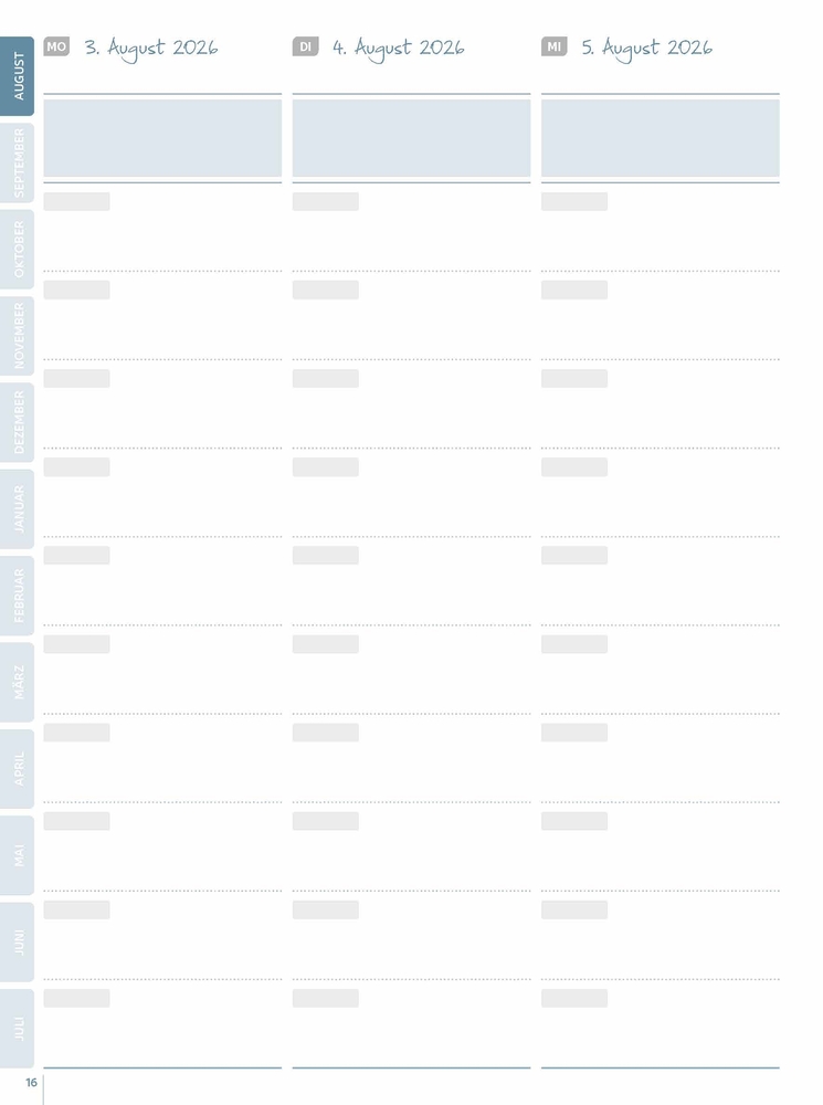 Mein Lehrerplaner A4+ – Ringbindung – Lehrerkalender für das Schuljahr 2026/2027 – Zitronentanz