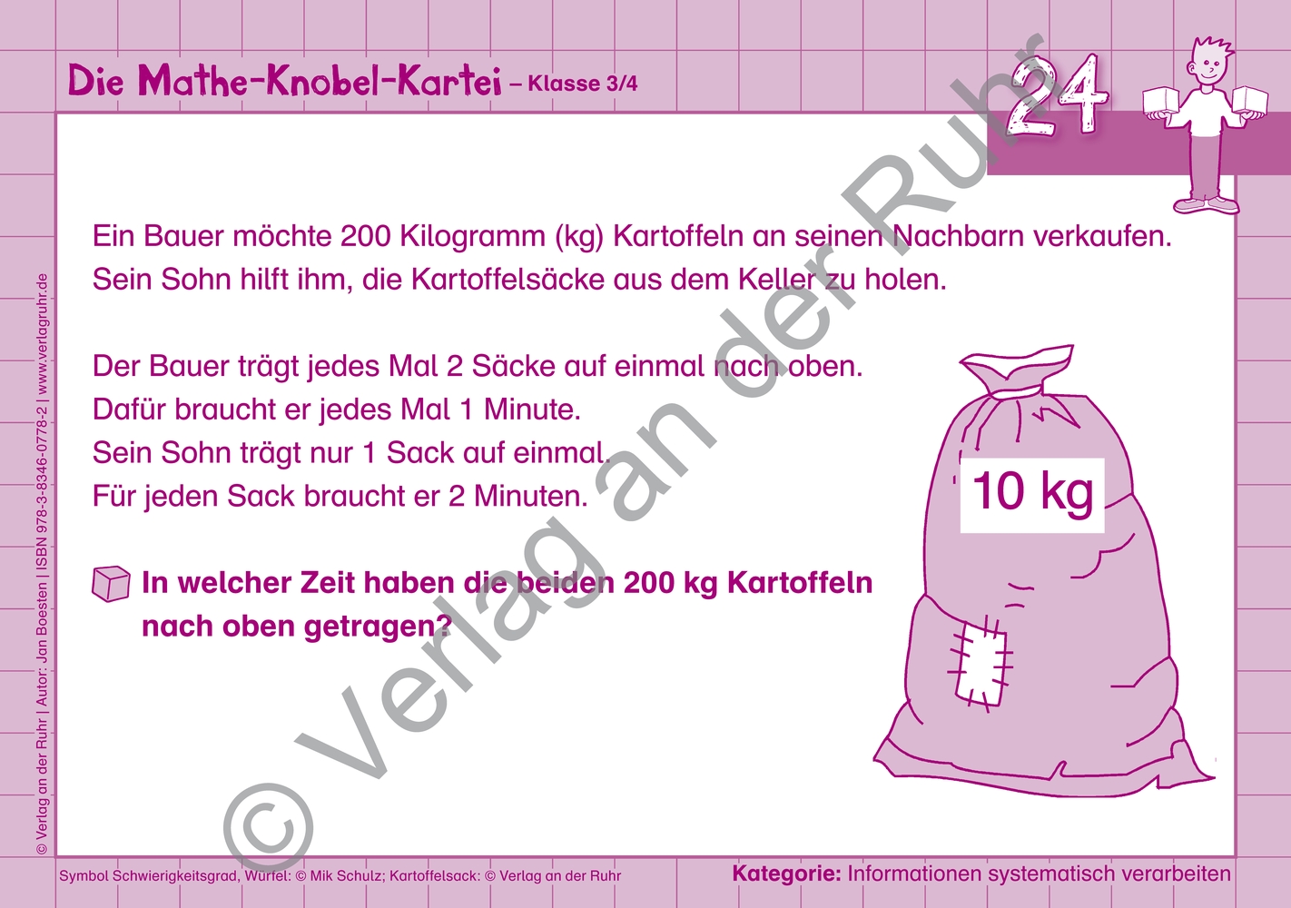 Die Mathe-Knobel-Kartei – Klasse 3/4 Die Mathe-Knobel-Kartei – Klasse 3/4