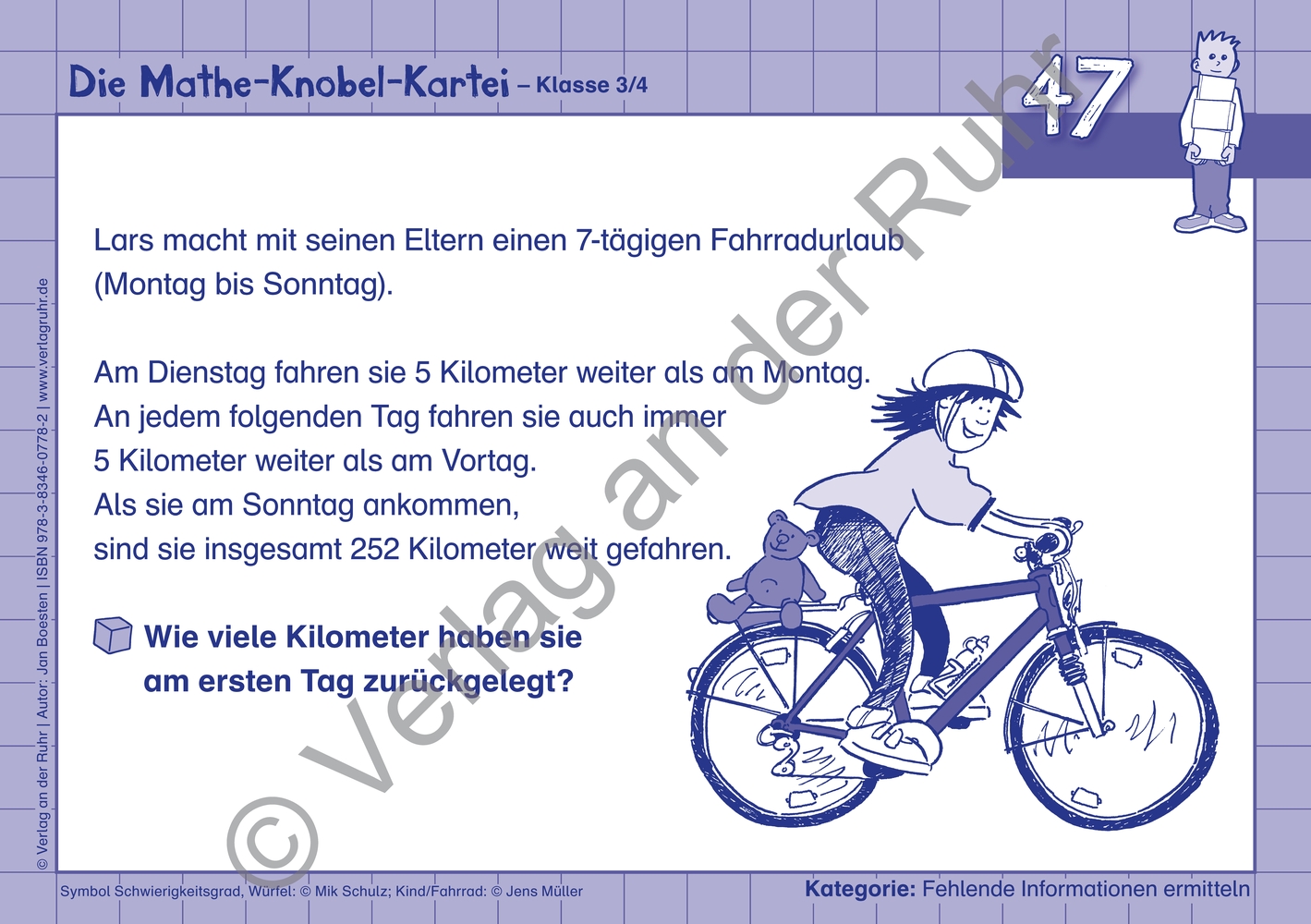 Die Mathe-Knobel-Kartei – Klasse 3/4 Die Mathe-Knobel-Kartei – Klasse 3/4