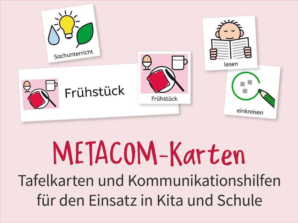 Metacom-Karten für den Einsatz in Kita und Schule
