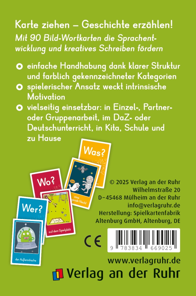 Wer? Wo? Was?  90 Bild-Wortkarten als Erzähl- und Schreibanlässe