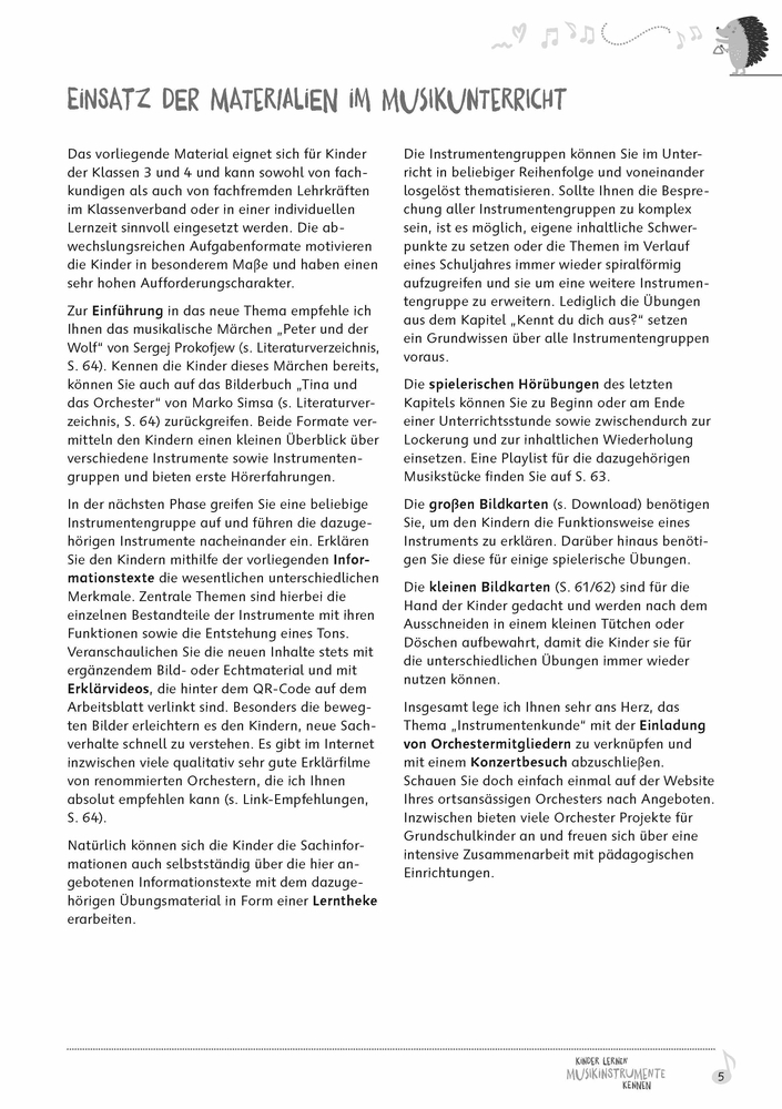 Kinder lernen Musikinstrumente kennen – Klasse 3/4