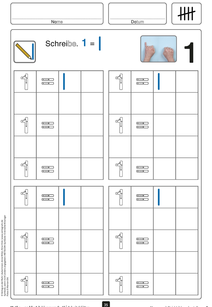 Mathe - na klar! Zahlenraum 0-10
